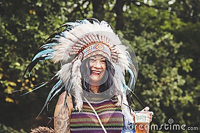 Woodstock Poland Rock festival visitor Editorial Stock Photo